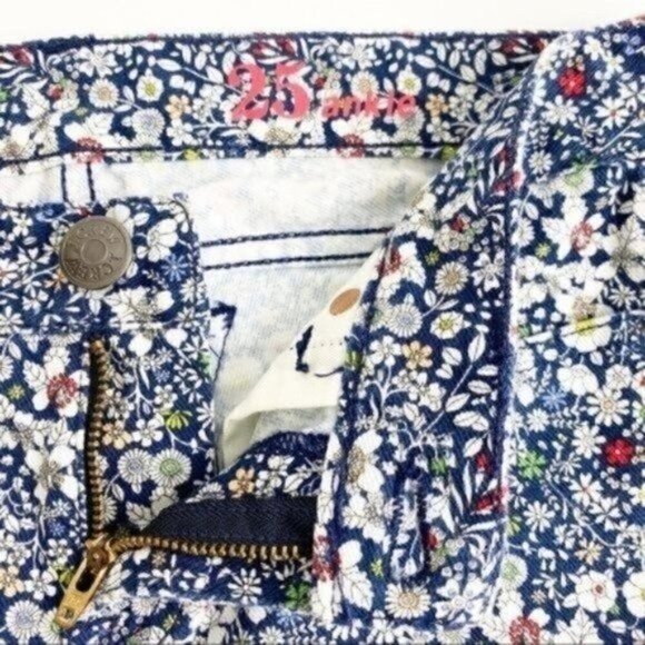 J.Crew Toothpick Liberty Art floral ankle jeans Style 49191 size 25 - Picture 6 of 9